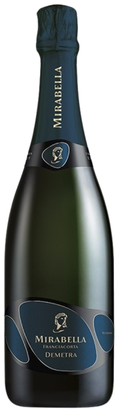 Вино ігристе Франчакорта Mirabella Demetra Millesimato Brut Nature DOCG 0,75л 12,5%
