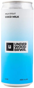 Пиво Underwood Brewery Кокосове молоко темне 0,33л 4,4% з/б