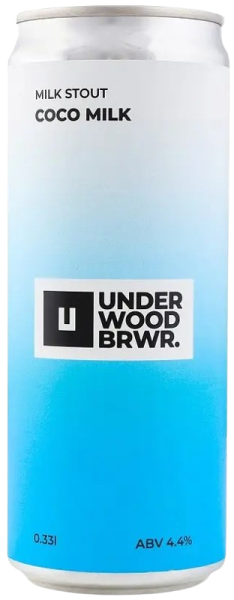 Пиво Underwood Brewery Coco Milk темне 0,33л 4,4% з/б