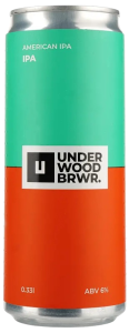 Пиво Underwood Brewery IPA світле 0,33л 6% з/б