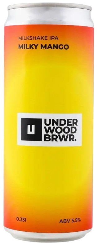 Пиво Underwood Brewery Milky Mango світле 0,33л 5,5% з/б