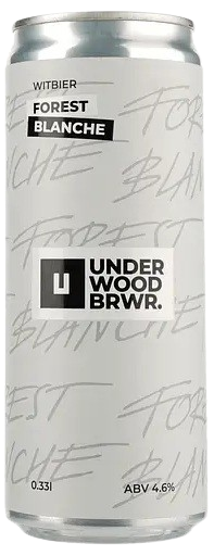 Пиво Underwood Brewery Forest Blanche світле нефільтроване 0,33л 4,6% з/б