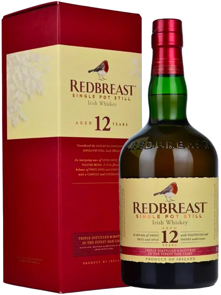 Віскі Redbreast / Редбрест 12 років 0,7л. 40%