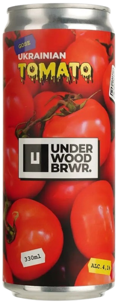 Пиво Underwood Brewery Ukranian Tomato Gose світле 0.33л 4.1%