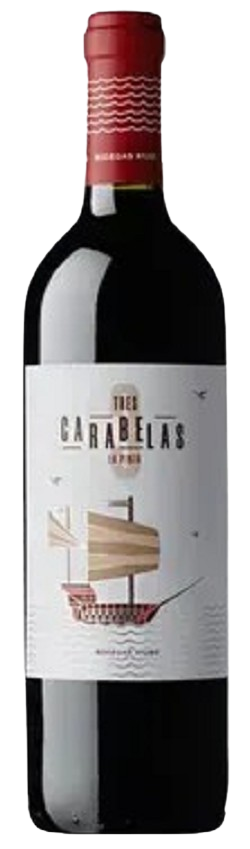 Вино Tres Carabelas La Pinta Tinto La Mancha DO червоне сухе 0.75л, 12.5%