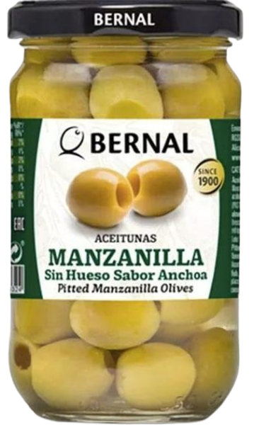 Оливки Bernal / Бернал Manzanilla без кісточки 300 г