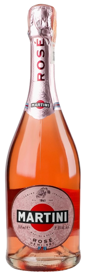 Вино игристое Martini Rose Medium Dry / Мартини Розе полусухое 0,75л 9,5%