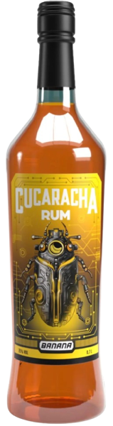 Ром Cucaracha Banana / Кукарача Банан 0,7л 35%