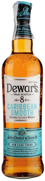 Віскі Dewar’s Caribbean Smooth / Дьюарс Карібіан Смуз 8 років 0,7л 40%