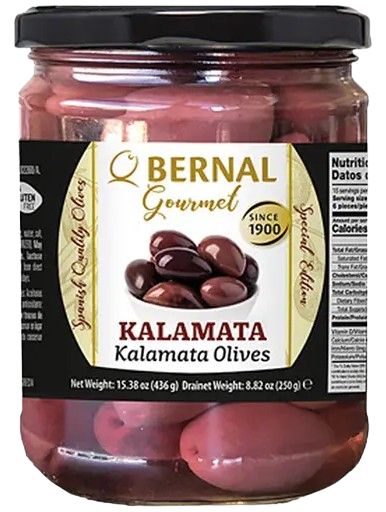 Оливки Bernal Gourmet Kalamata / Бернал Гурме Каламата 436 г