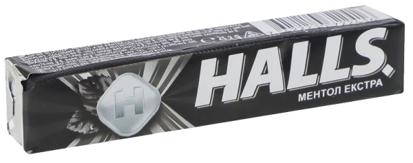 Леденцы Halls Extra Strong / Холз Экстра Стронг 25.2г