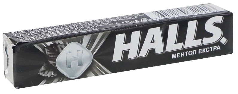 Леденцы Halls Extra Strong / Холз Экстра Стронг 25.2г