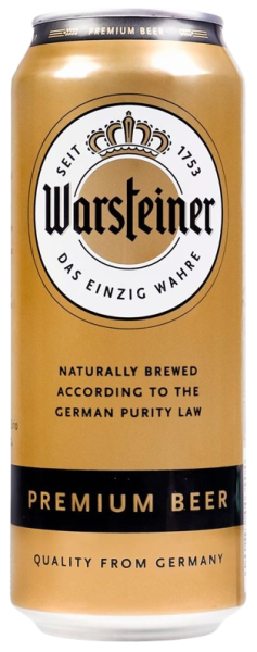 Пиво Warsteiner Premium / Варштайнер Премиум 0.5л 4,8% ж/б