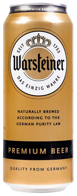 Пиво Warsteiner Premium / Варштайнер Премиум 0.5л 4,8% ж/б
