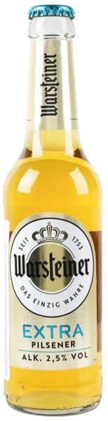 Пиво Warsteiner Extra / Варштайнер Екстра 0.33л 2,5% скло