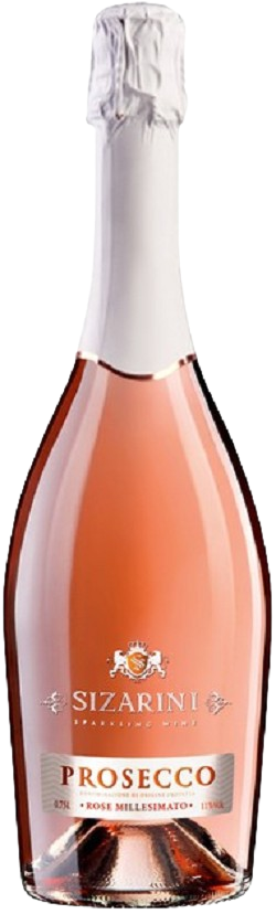 Вино игристое Sizarini Prosecco Rose Millesimato DOP/ Сизарини Просекко розовое сухое 0,75л 11%