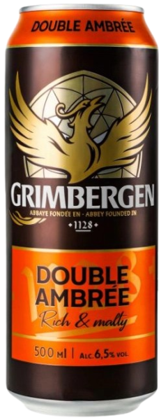 Пиво Grimbergen Double Ambree / Грімберген Дабл Амбрі 0.5л 6.5% з/б
