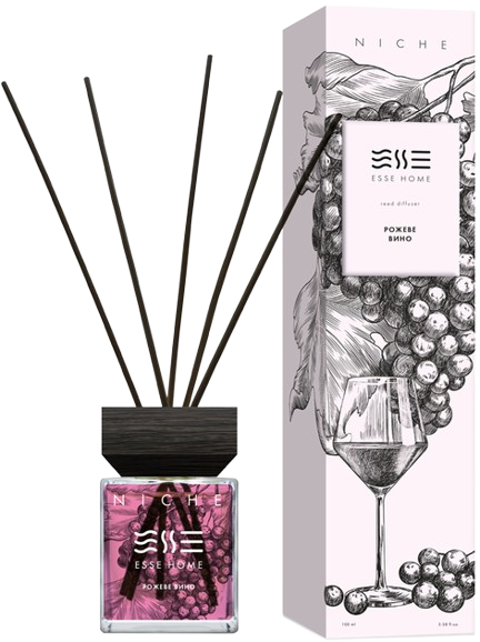 Аромадиффузор Esse Niche Розовое вино 100 мл