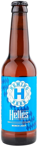 Пиво Heming Helles / Хемінг Гелес світле фільтроване 4.8% 0.33л