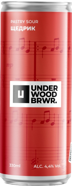 Пиво Underwood / Андервуд Щедрик 0.33 л 4.4% ж/б