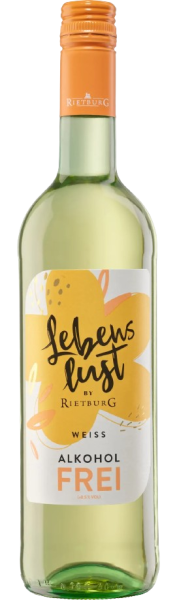 Вино безалкогольне Lebenslust Weiss / Лібенслют біле напівсухе 0,75л 0%