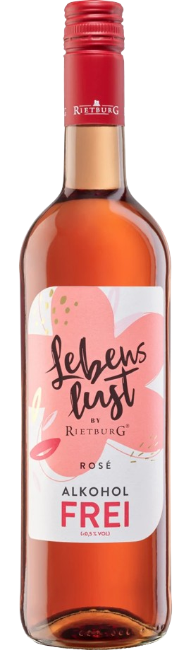 Вино безалкогольне Lebenslust Rose / Лібенслюст рожеве напівсухе 0,75л 0%
