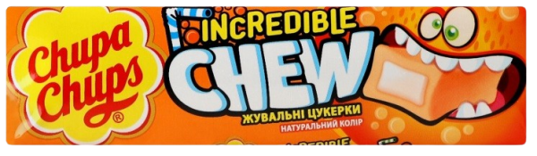 Жувальна цукерка Chupa Chups / Чупа Чупс неймовірний апельсин 45 г