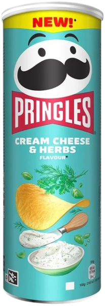 Чипсы Pringles / Принглс Крем-сыр и травы 165 г