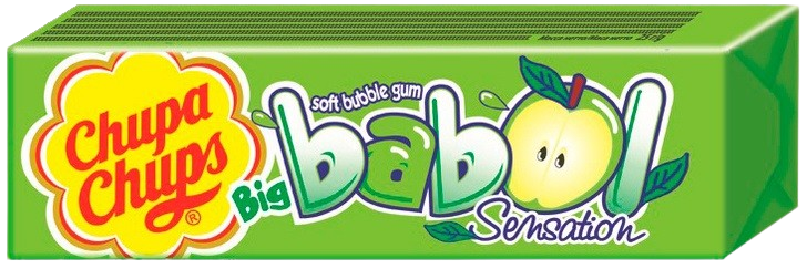 Жевательная резинка Chupa Chups Big Babol / Чупа Чупс Яблоко 27,6г