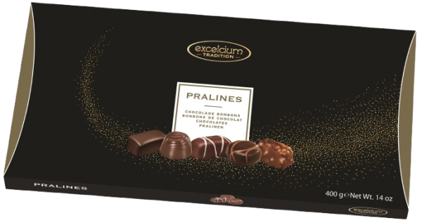 Ассорти конфет Hamlet / Гамлет Excelcium пралине с тёмного шоколада 400 г