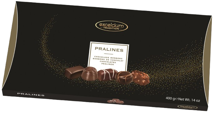 Ассорти конфет Hamlet / Гамлет Excelcium пралине с тёмного шоколада 400 г