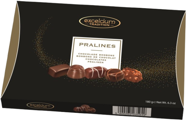 Асорті цукерок Hamlet / Гамлет Excelcium праліне з темного шоколаду 180 г