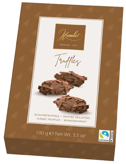 Цукерки Hamlet / Гамлет трюфелі з пластівцями з молочного шоколаду 100 г