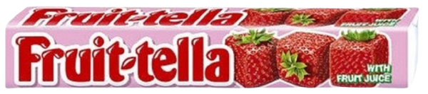 Жевательная конфета Fruit-tella / Фрутелла клубника 41 г