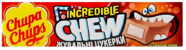Жувальна цукерка Chupa Chups / Чупа Чупс неймовірна Кола 45 г