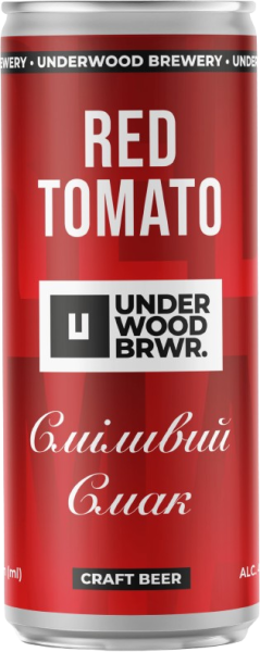 Пиво світле Underwood Red Tomato / Андервуд Червоний Томат 0,33л 4,2% з/б