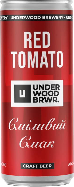 Пиво світле Underwood Red Tomato / Андервуд Червоний Томат 0,33л 4,2% з/б