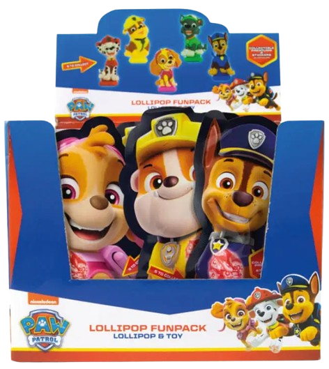 Набор развлечений с леденцом Paw Patrol / Щенячий патруль 24*10 г