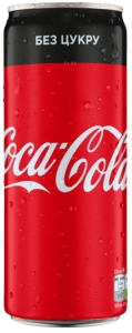 Кока-Кола без сахара ж/б 0,33