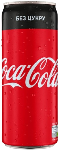 Coca-Cola / Кока-Кола Zero ж/б 0,33
