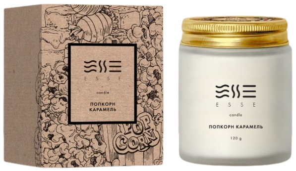 Свічка Esse Home / Ессе Попкорн карамель 120 г