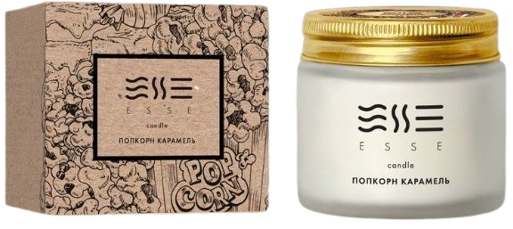 Свеча Esse Home / Эссе Попкорн карамель 50 г