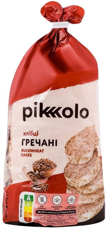 Хлебцы гречневые Pikolo / Пиколо хрустящие (без глютена) 100г