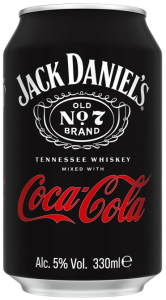 Джек Деніелс & Кока-Кола 0,33л 10%