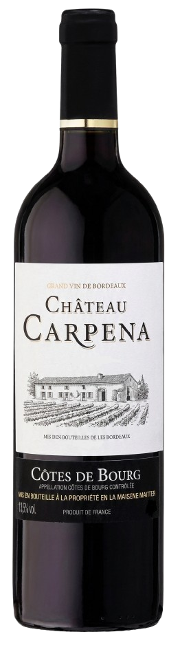 Вино Chateau Carpena Cotes de Bourg червоне сухе 1,5л