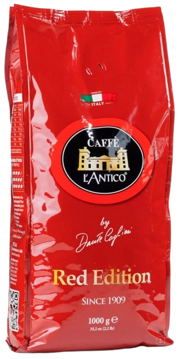 Кофе в зёрнах L’Antico Red Edition 1 кг