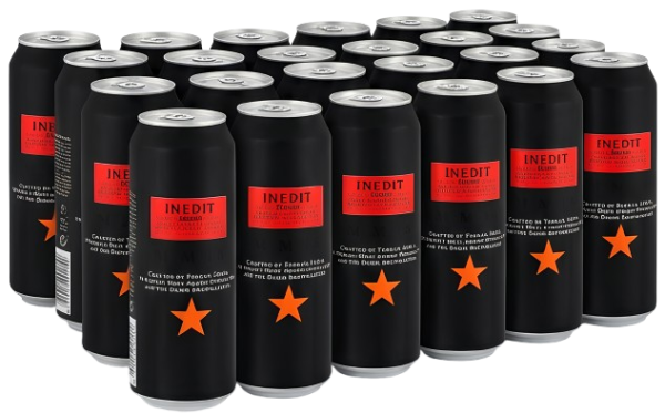 Пиво Estrella Inedit Damm 4,8% 0,5 л з/б х 24 шт.