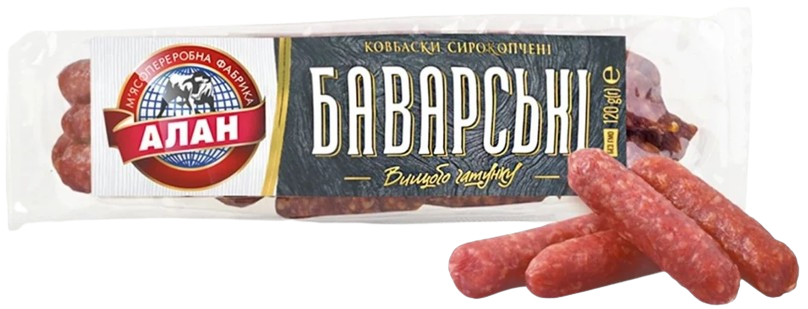 Ковбаски Алан Баварські 120г