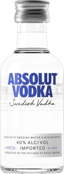 Горілка Absolut / Абсолют 0,05л 40%