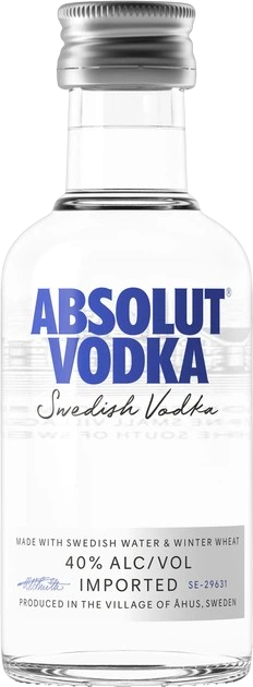 Горілка Absolut / Абсолют 0,05л 40%